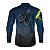 Camisa de Pesca Brk Azul Escamas Bandeira do Brasil Garateia com Proteção UV50+ - Imagem 2