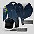 Camisa de Pesca Brk Azul Escamas Bandeira do Brasil Garateia com Proteção UV50+ - Imagem 3