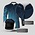Camisa de Pesca Brk Azul Claro Escamas Bandeira do Brasil Garateia com Proteção UV50+ - Imagem 3