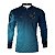 Camisa de Pesca Brk Azul Claro Escamas Bandeira do Brasil Garateia com Proteção UV50+ - Imagem 1