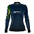 Camisa de Pesca Feminina Brk Azul Bandeira do Brasil Garateia com Proteção UV50+ - Imagem 2