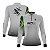 Camisa de Pesca Feminina Brk Branca Bandeira do Brasil Garateia com Proteção UV50+ - Imagem 1