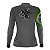 Camisa de Pesca Feminina Brk Cinza Bandeira do Brasil Garateia com Proteção UV50+ - Imagem 3