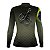 Camisa de Pesca Feminina Brk Verde Escamas Bandeira do Brasil Garateia com Proteção UV50+ - Imagem 3
