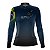 Camisa de Pesca Feminina Brk Azul Escamas Bandeira do Brasil Garateia com Proteção UV50+ - Imagem 2
