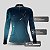 Camisa de Pesca Feminina Brk Azul Claro Escamas Bandeira do Brasil Garateia com Proteção UV50+ - Imagem 4