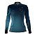 Camisa de Pesca Feminina Brk Azul Claro Escamas Bandeira do Brasil Garateia com Proteção UV50+ - Imagem 2