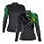 Camisa de Pesca Feminina Brk Cinza Bandeira do Brasil Garateia com Proteção UV50+ - Imagem 1
