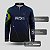Camisa de Pesca Infantil Brk Azul Bandeira do Brasil Garateia com Proteção UV50+ - Imagem 4