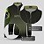 Camisa de Pesca Infantil Brk Verde Escamas Bandeira do Brasil Garateia com Proteção UV50+ - Imagem 3