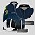Camisa de Pesca Infantil Brk Azul Escamas Bandeira do Brasil Garateia com Proteção UV50+ - Imagem 3