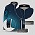 Camisa de Pesca Infantil Brk Azul Claro Escamas Bandeira do Brasil Garateia com Proteção UV50+ - Imagem 3