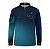 Camisa de Pesca Infantil Brk Azul Claro Escamas Bandeira do Brasil Garateia com Proteção UV50+ - Imagem 1