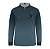 Camisa de Pesca Infantil Brk Azul Lisa Escamas Garateia com Proteção UV50+ - Imagem 1