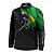 Camisa de Pesca Infantil Brk Cinza Bandeira do Brasil Garateia com Proteção UV50+ - Imagem 5