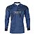 Camisa Manga Longa com Proteção UV50 Brk Azul Mapa Mundi 5 Marchas - Imagem 1