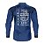 Camisa Manga Longa com Proteção UV50 Brk Azul Mapa Mundi 5 Marchas - Imagem 2