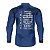 Camisa Manga Longa com Proteção UV50 Brk Azul Mapa Mundi 6 Marchas - Imagem 2