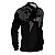 Camisa Manga Longa com Proteção UV50 Brk Preto Mapa Mundi 5 Marchas - Imagem 5