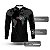 Camisa Manga Longa com Proteção UV50 Brk Preto Mapa Mundi 6 Marchas - Imagem 4