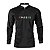 Camisa Manga Longa com Proteção UV50 Brk Preto Lisa 6 Marchas - Imagem 1