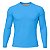 Camisa Segunda Pele Brk Clean Azul com Proteção UV50 - Imagem 1
