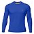 Camisa Segunda Pele Brk Clean Azul Royal com Proteção UV50 - Imagem 1