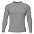 Camisa Segunda Pele Brk Clean Cinza Claro com Proteção UV50 - Imagem 1