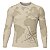 Camisa Segunda Pele Brk Discovery Bege Mapa Mundi com Proteção UV50 - Imagem 1