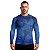 Camisa Segunda Pele Brk Discovery Azul Mapa Mundi com Proteção UV50 - Imagem 3