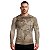 Camisa Segunda Pele Brk Discovery Bege Mapa Mundi com Proteção UV50 - Imagem 3