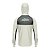 Camisa de Pesca Brk com Capuz Hybrid Cinza Bege com Proteção Solar UV50+ - Imagem 3