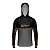 Camisa de Pesca Brk com Capuz Hybrid Real Preto Black Fishing com Proteção Solar UV50+ - Imagem 2