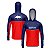 Camisa de Pesca Brk com Capuz Hybrid Red Blue Fishin com Proteção Solar UV50+ - Imagem 1