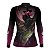 Camisa de Pesca Feminina Brk Preto e Rosa Bruxa com Proteção UV50 - Imagem 3