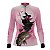 Camisa de Pesca Feminina Brk Branca e Rosa Bruxa com Proteção UV50 - Imagem 2