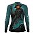 Camisa de Pesca Feminina Brk Azul Halloween Fantasma com Proteção UV50 - Imagem 3