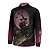 Camisa de Pesca Infantil Brk Preto e Rosa Bruxa com Proteção UV50 - Imagem 3