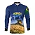 Camisa UV50 Agro Brk Eu sou do Agro Amarela Colheitadeira - Imagem 1