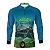 Camisa UV50 Agro Brk Irrigação no Campo Pivô Azul - Imagem 1