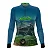 Camisa UV50 Agro Feminina Brk Irrigação no Campo Pivô Azul - Imagem 2