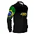 Camisa UV50 Agro Brk Eu Sou do Agro Preta Básica Bandeira do Brasil - Imagem 3
