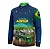 Camisa UV50 Agro Infantil Brk Eu Sou do Agro Azul Brasil - Imagem 3