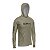 Camisa de Pesca Brk com Luva e Capuz Hybrid Tribal Bege com Proteção Solar UV50+ - Imagem 5