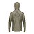 Camisa de Pesca Brk com Luva e Capuz Hybrid Tribal Bege com Proteção Solar UV50+ - Imagem 3