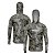 Camisa de Pesca Brk com Luva e Capuz Hybrid Camuflada Peixe com Proteção Solar UV50+ - Imagem 1