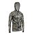 Camisa de Pesca Brk com Luva e Capuz Hybrid Camuflada Peixe com Proteção Solar UV50+ - Imagem 5