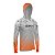 Camisa de Pesca Brk com Luva e Capuz Hybrid Camo Laranja com Proteção Solar UV50+ - Imagem 5