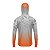 Camisa de Pesca Brk com Luva e Capuz Hybrid Camo Laranja com Proteção Solar UV50+ - Imagem 3