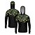 Camisa de Pesca Brk com Luva e Capuz Hybrid Camuflada Verde com Proteção Solar UV50+ - Imagem 1
